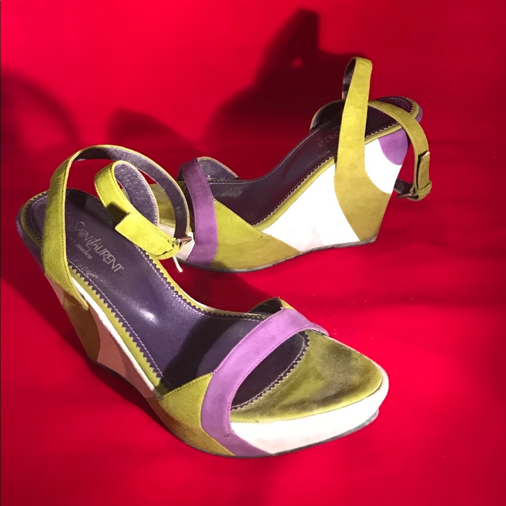 Beautiful YSL Wedge Sandal